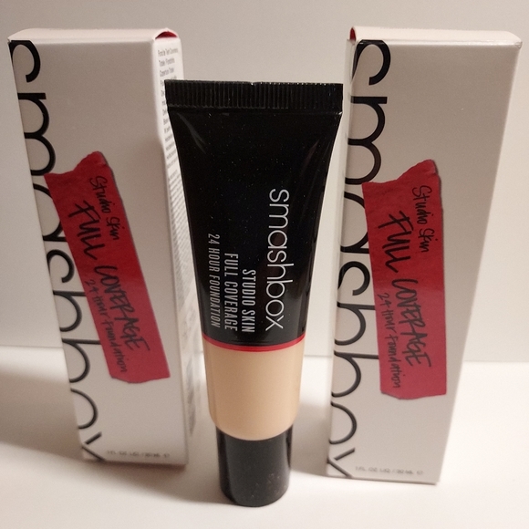 SMASHBOX Studio Skin 24 Hour Foundation *0.2 VERY FAIR WARM PEACH* - Picture 1 of 4